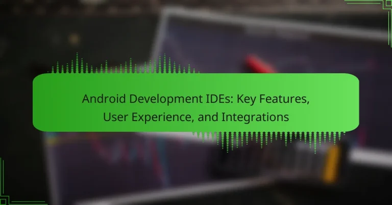 Android Development IDEs: Key Features, User Experience, and Integrations